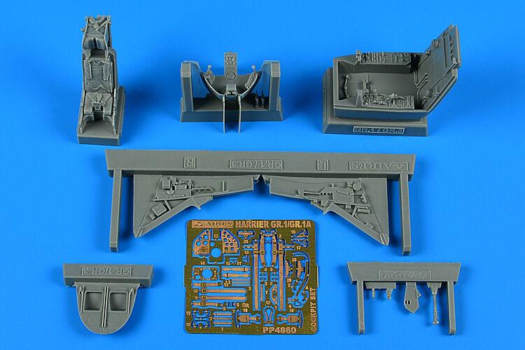 Harrier GR.1/GR.1A - Cockpit set [Kinetic] von Aires Hobby Models