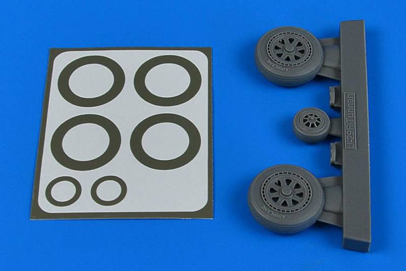 J-29 Tunnan - Wheels & paint masks von Aires Hobby Models