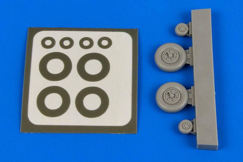 Mi-2 Hoplite - Wheels & paint masks von Aires Hobby Models
