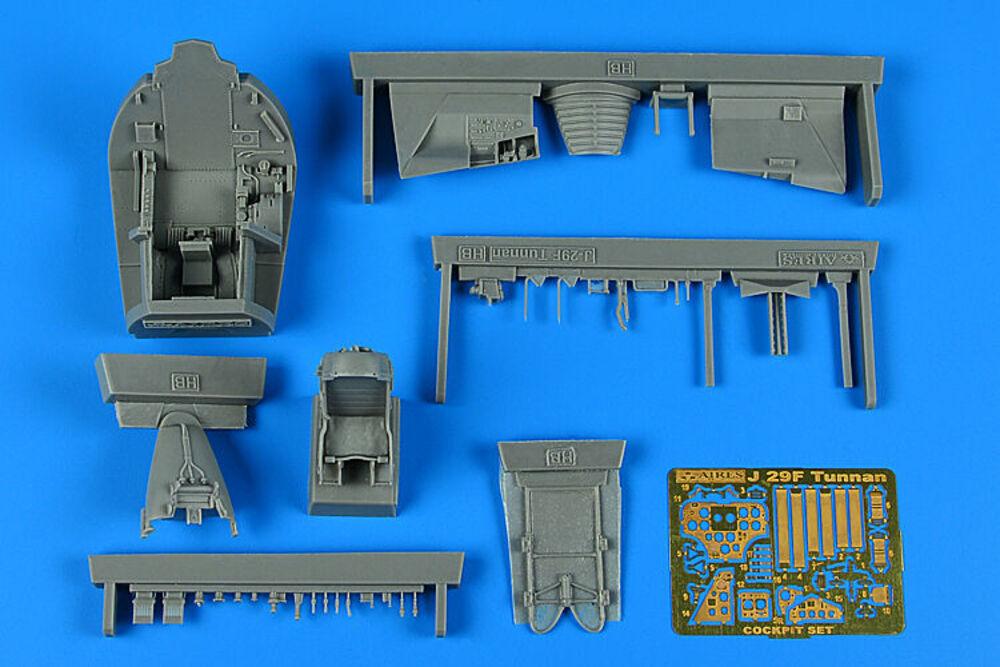 SAAB J 29 Tunnan cockpit set von Aires Hobby Models