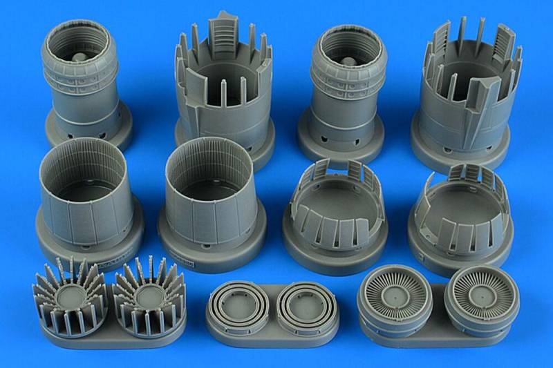 SR-71A Blackbird - Exhaust nozzles - closed von Aires Hobby Models