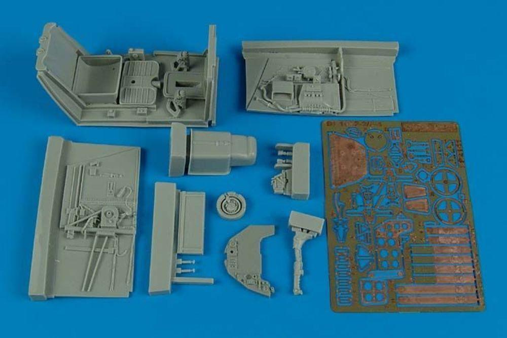 Messerschmitt Bf 109 F-2/F-4 - Cockpit set [Hasegawa] von Aires