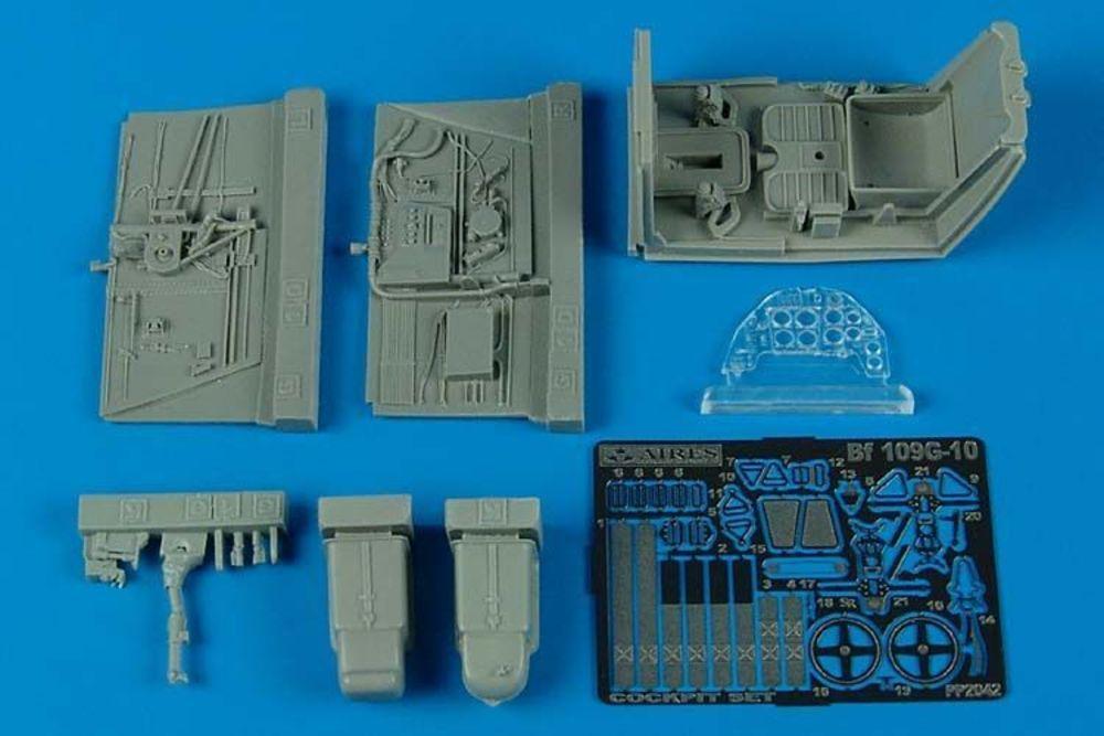 Messerschmitt Bf 109 G-10 - Cockpit Set [Hasegawa] von Aires