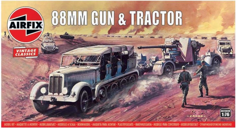 88mm Flak Gun & Tractor - Vintage Classics 88mm Flak Gun & Tractor - Vintage Classics von Airfix