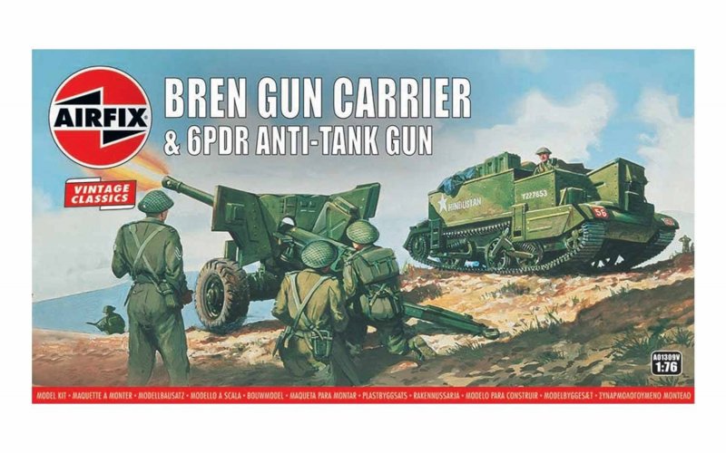 Bren Gun Carrier& 6 pdr AT Gun - Vintage Classics von Airfix