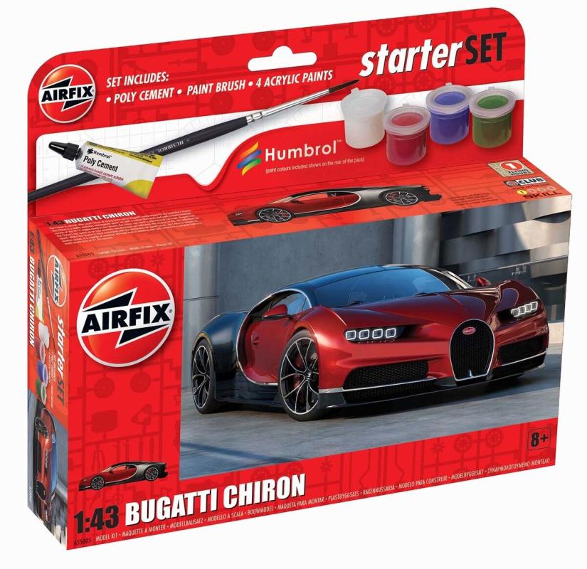 Bugatti Chiron - Small Starter Set von Airfix