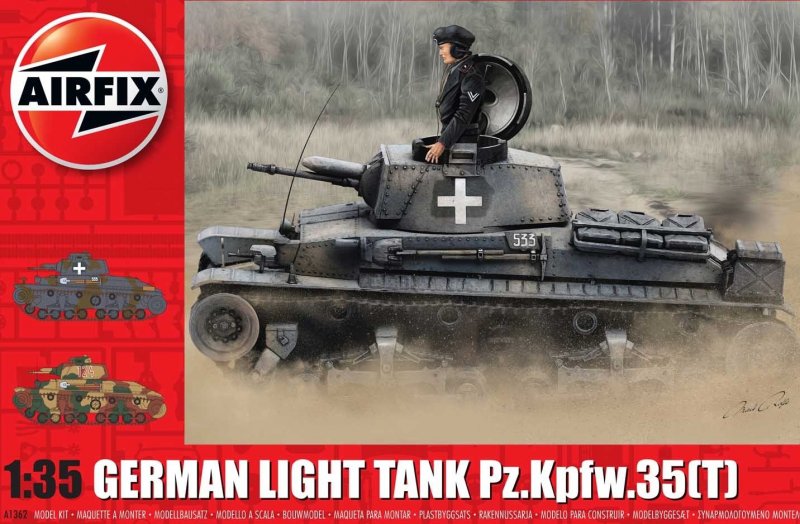 German Light Tank Pz.Kpfw.35 (t) von Airfix