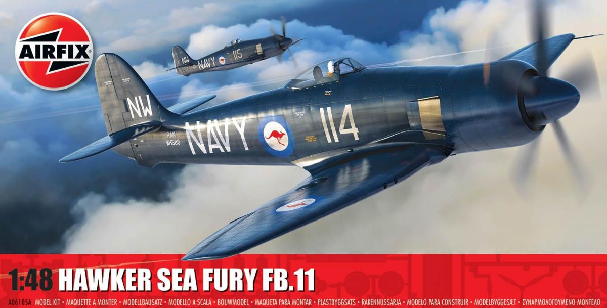 Hawker Sea Fury FB.11 von Airfix
