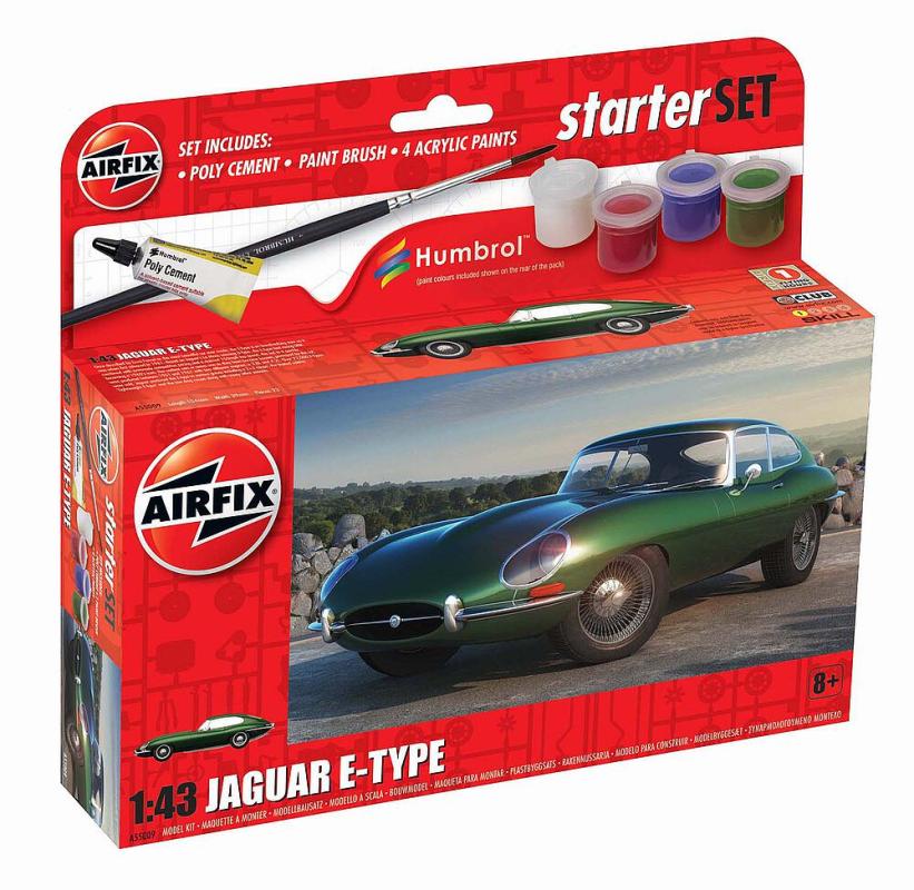 Jaguar E-Type - Small Starter Set von Airfix