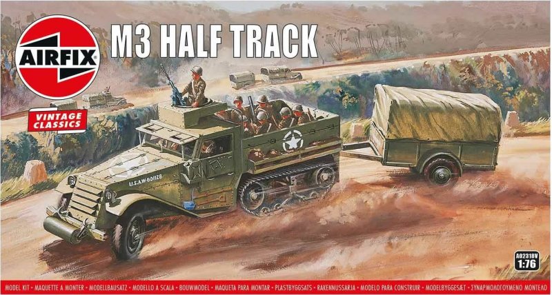 M3 Half Track & 1 Ton Trailer - Vintage Classics von Airfix