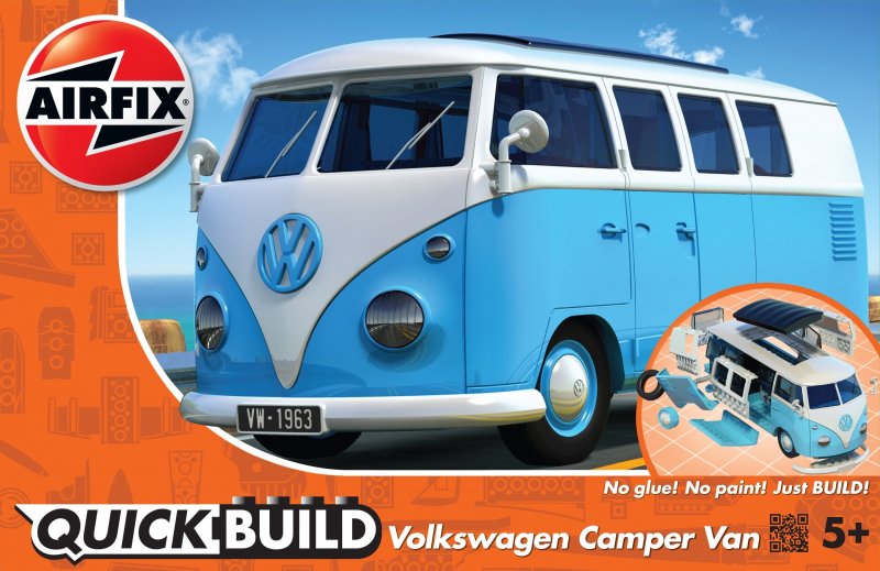 Quickbuild VW Camper Van - Blue von Airfix