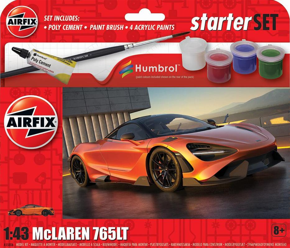 Starter Set - McLaren 765 von Airfix