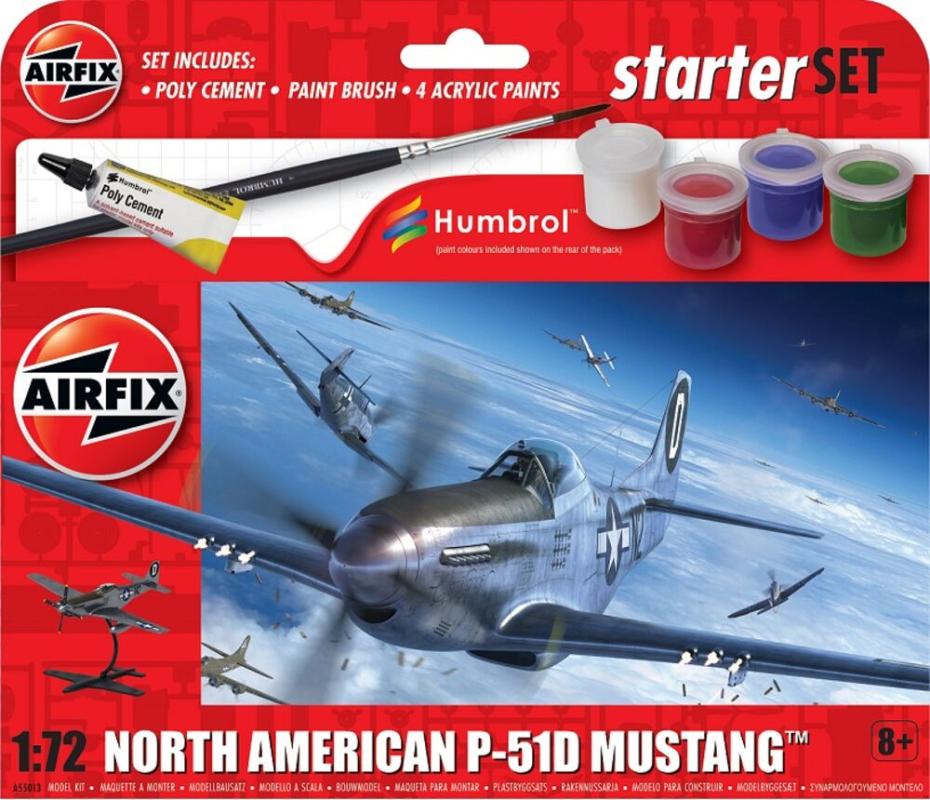 Starter Set - North American P-51D Mustang von Airfix