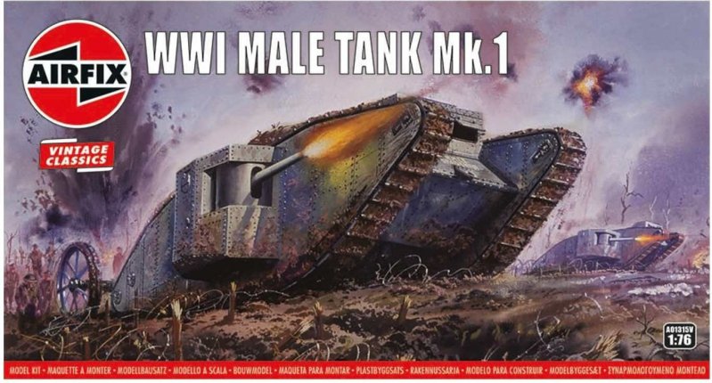 WWI Male Tank Mk.I - Vintage Classics von Airfix