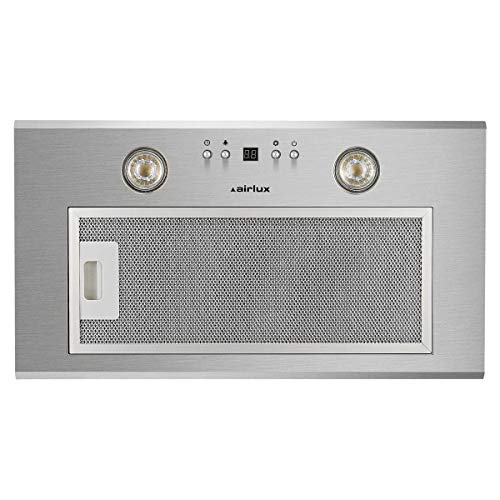 Filtergruppe Airlux AHF571IX – Einbau-Dunstabzugshaube – Breite 52 cm – Maximaler Luftdurchsatz (in m³/h): 770 – Geräuschpegel Dezibel min./max. (in dBA) 56/71 von Airlux