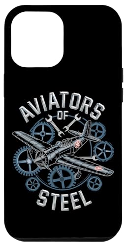 Flugzeug Luftfahrt Wartung Flugzeugtechniker Flugzeugzelle Hülle für iPhone 12 Pro Max von Airplane Mechanic For Men & Aircraft Designs