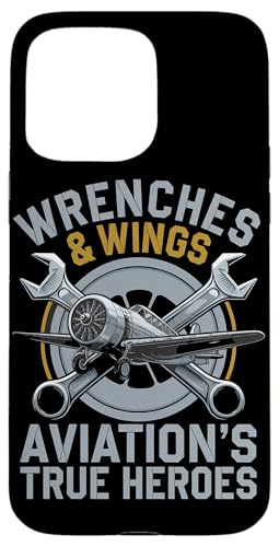 Flugzeugtechniker Flugzeugwartung Flugzeugmechaniker Hülle für iPhone 15 Pro Max von Airplane Mechanic For Men & Aircraft Designs
