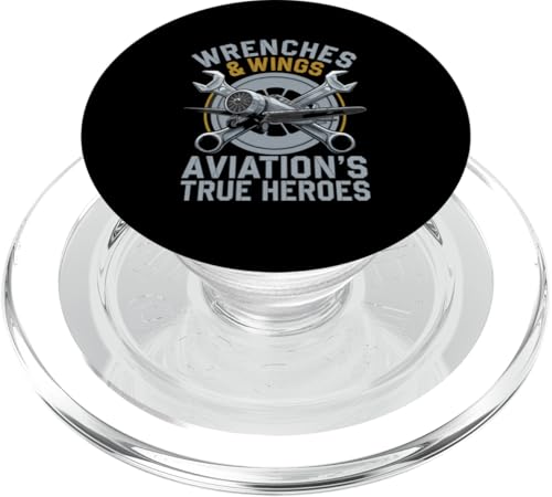 Flugzeugtechniker Flugzeugwartung Flugzeugmechaniker PopSockets PopGrip für MagSafe Flugzeugtechniker Flugzeugwartung Flugzeugmechaniker PopSockets PopGrip für MagSafe von Airplane Mechanic For Men & Aircraft Designs
