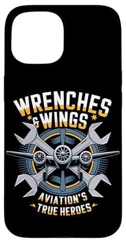 Luftfahrttechniker Flugzeugwartung Flugzeugmechaniker Hülle für iPhone 15 Luftfahrttechniker Flugzeugwartung Flugzeugmechaniker Hülle für iPhone 15 von Airplane Mechanic For Men & Aircraft Designs