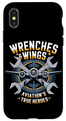 Luftfahrttechniker Flugzeugwartung Flugzeugmechaniker Hülle für iPhone X/XS Luftfahrttechniker Flugzeugwartung Flugzeugmechaniker Hülle für iPhone X/XS von Airplane Mechanic For Men & Aircraft Designs