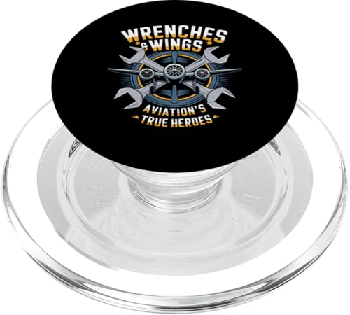 Luftfahrttechniker Flugzeugwartung Flugzeugmechaniker PopSockets PopGrip für MagSafe Luftfahrttechniker Flugzeugwartung Flugzeugmechaniker PopSockets PopGrip für MagSafe von Airplane Mechanic For Men & Aircraft Designs