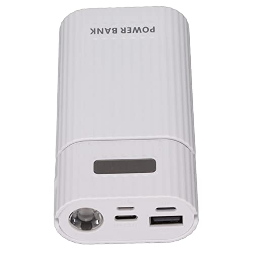 21700 USB Power Bank DIY Kit, Praktische 2X 21700 Power Batterie Box Universal Zuverlässige Mode für Tablet (Weiß) von Airshi