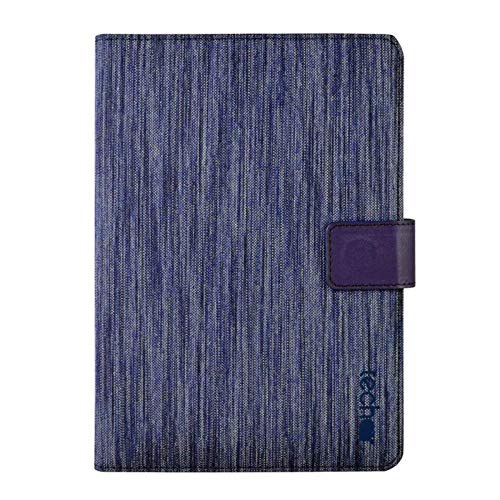 Techair taxut042 Universal Polyester Flip Cover Schutzhülle für Tablet – Strukturierte blau von techair
