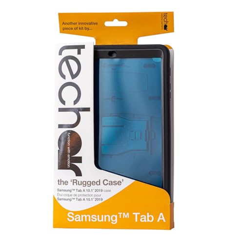 Schutzhülle für Tablet RuggedSilicone PC Schwarz 10.1 Zoll für Samsung Galaxy Tab A (2019) von Airtech