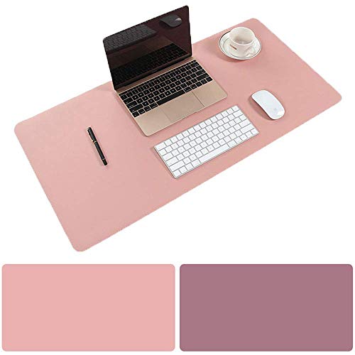 Schreibtischunterlage Multifunktionale Mauspad, 31,5 x 15,75 Zoll Rutschfeste Pu-leder Schreibtisch-maus-matte Wasserdichte Schreibtisch Pad Protector Schreibmatte von Aisakoc