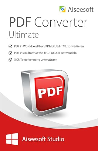 Aiseesoft PDF Converter Ultimate für PC - 2018 [Download] von Aiseesoft