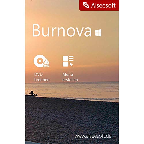 Burnova ( DVD & Blu-Ray Converter) 1 Jahr Lizenz (Product Keycard ohne Datenträger) von Aiseesoft