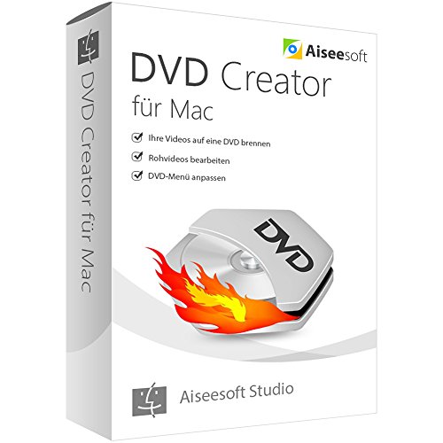 DVD Creator MAC Vollversion- 1 Jahr Lizenz (Product Keycard ohne Datenträger)- von Aiseesoft