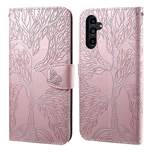 Aisenth Handyhülle für Samsung Galaxy A34 5G, Baum Muster Leder Handytasche Brieftasche Klapphülle Etui Wallet Flip Case Schutz Hülle mit TPU innen Schale, Kartenfächer, Aufstellfunktion -Rosa Aisenth Handyhülle für Samsung Galaxy A34 5G, Baum Muster Leder Handytasche Brieftasche Klapphülle Etui Wallet Flip Case Schutz Hülle mit TPU innen Schale, Kartenfächer, Aufstellfunktion -Rosa von Aisenth