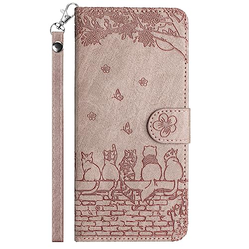 Aisenth Handyhülle für Samsung Galaxy S24, Katze, Schmetterlings Muster Leder Handytasche Brieftasche Klapphülle Etui Flip Case Schutz Hülle mit Ständer, Kartenfächer -Gräulich Violett Aisenth Handyhülle für Samsung Galaxy S24, Katze, Schmetterlings Muster Leder Handytasche Brieftasche Klapphülle Etui Flip Case Schutz Hülle mit Ständer, Kartenfächer -Gräulich Violett von Aisenth