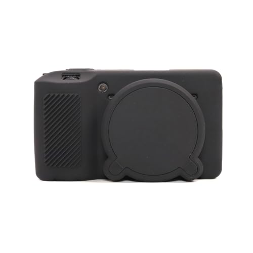 GR IIIx GR III Kameratasche, weiche Silikon-Schutzhülle, ultradünn, leicht, für Ricoh GR IIIx GR III GR3x GR3 Kamera mit abnehmbarer Objektivabdeckung (schwarz) von Aisnyho