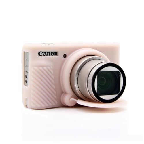 SX730 SX740 Kameratasche, weiche Silikon-Schutzhülle, ultradünn, leicht, für Canon PowerShot SX740/SX730 HS Kamera mit abnehmbarer Objektivabdeckung, (Jelly Pink) von Aisnyho