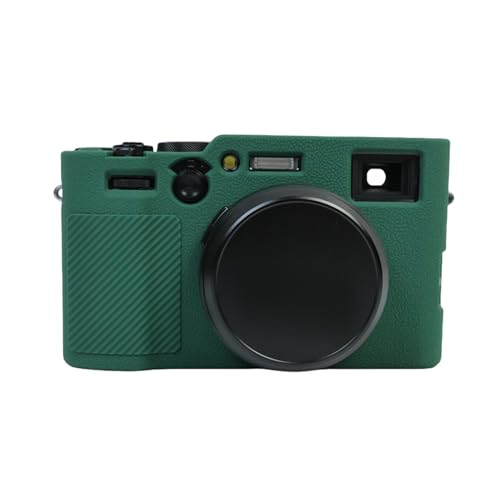 Silikon-Kameratasche für Fujifilm X100VI, ultradünn, leicht, weiche Silikon-Schutzhülle (Dunkelgrün) von Aisnyho