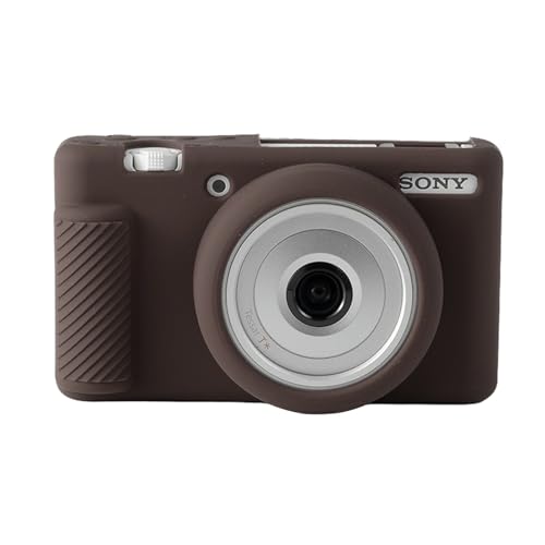 ZV-1F Schutzhülle, weiches Silikon, ultradünn, leicht, für Sony ZV-1F/ ZV-1 II/ZV-1M2 Vlog-Kamera (Kaffee) von Aisnyho