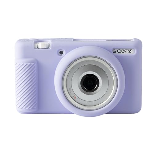 ZV-1F Schutzhülle, weiches Silikon, ultradünn, leicht, für Sony ZV-1F/ ZV-1 II/ZV-1M2 Vlog-Kamera (Lilac Purple) von Aisnyho