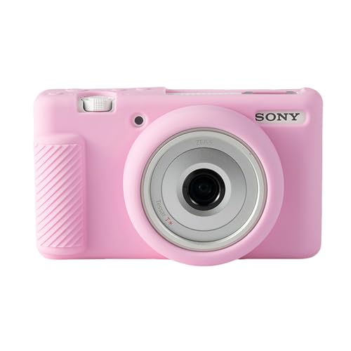 ZV-1F Schutzhülle, weiches Silikon, ultradünn, leicht, für Sony ZV-1F/ ZV-1 II/ZV-1M2 Vlog-Kamera (Rosa) von Aisnyho