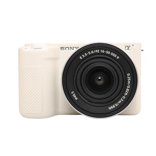 ZV-E10 II Hülle, weiche Silikon-Schutzhülle, ultradünn, leicht, für Sony ZV-E10 II Kamera, gebrochenes Weiß ZV-E10 II Hülle, weiche Silikon-Schutzhülle, ultradünn, leicht, für Sony ZV-E10 II Kamera, gebrochenes Weiß von Aisnyho