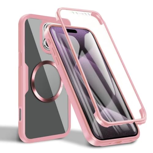 Aithne Hülle für iPhone 16 Plus, Kompatibel mit MagSafe Ganzkörper Schutzhülle mit eingebauter Displayschutzfolie, Kameraschutz Case Stoßfeste Fullbody Handyhülle -Pink Aithne Hülle für iPhone 16 Plus, Kompatibel mit MagSafe Ganzkörper Schutzhülle mit eingebauter Displayschutzfolie, Kameraschutz Case Stoßfeste Fullbody Handyhülle -Pink von Aithne
