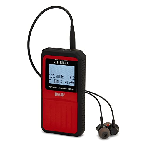 AIWA RD-20DAB/RD Taschenradio Rot von Aiwa