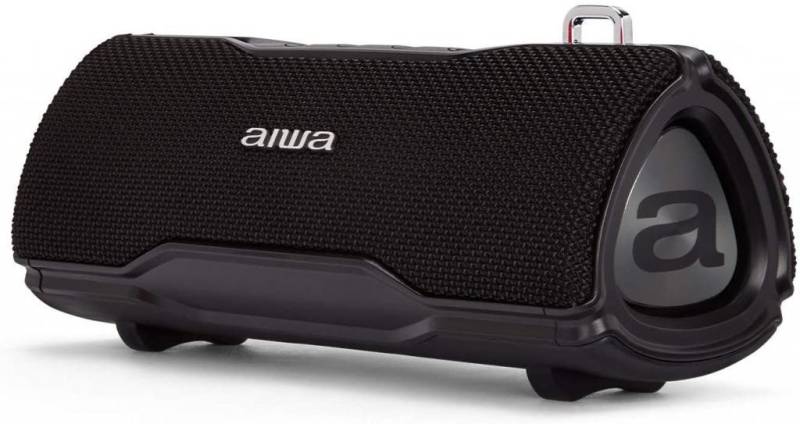 Aiwa BST-500 Bluetooth Lautsprecher Boombox TWS, IP67, 12W, Hyperbass Bluetooth-Lautsprecher (Bluetooth, 12 W, Wiederaufladbarer Akku) von Aiwa