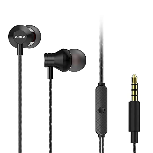 Aiwa ESTM-50BK Ultra compact Dynamic In-Earphone von Aiwa