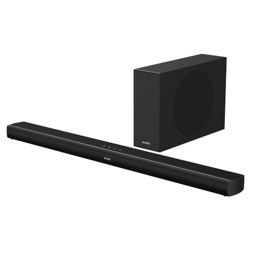 Aiwa HE-1200SW Soundbar mit kabellosem Subwoofer, 2,1 Kanäle, Leistung 120 W RMS, Schwarz von Aiwa