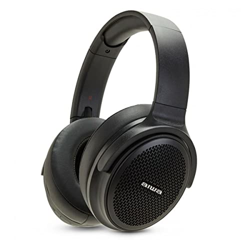 Aiwa HST-250BT Bluetooth On-Ear Kopfhörer mit Hyperbass, Schwarz EU von Aiwa