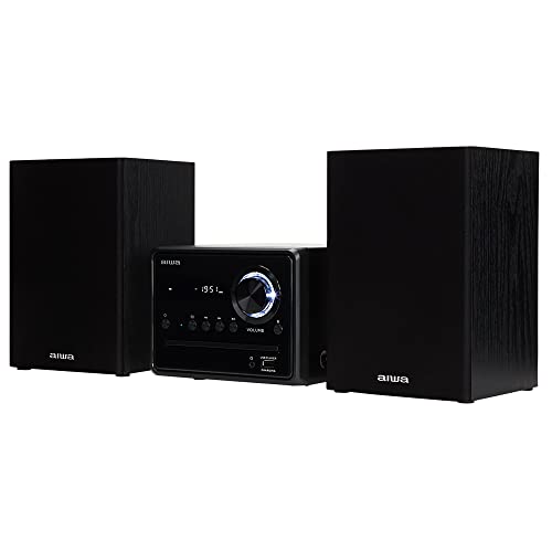 Aiwa MSBTU-300 Micro-HiFi-System mit Bluetooth, CD, USB, FM-Radio, Schwarz Aiwa MSBTU-300 Micro-HiFi-System mit Bluetooth, CD, USB, FM-Radio, Schwarz von Aiwa
