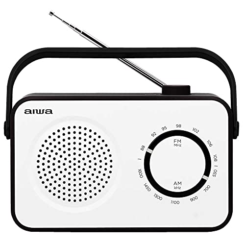 Aiwa R-190BW Kofferradio FM, MW Weiß von Aiwa