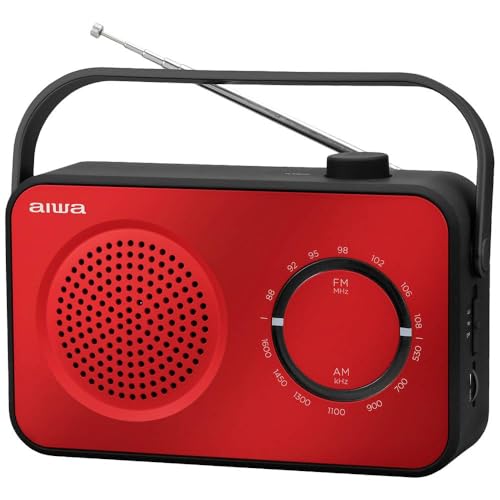 Aiwa R-190RD Kofferradio FM, MW Rot von Aiwa